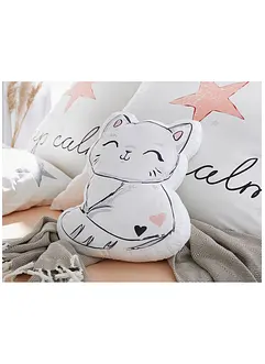 Coussin déco en forme de chat, bonprix