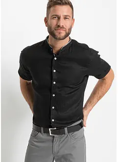 Kurzarmhemd aus reinem Leinen, bonprix