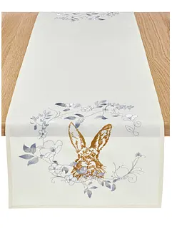 Chemin de table avec motif lapin brillant, bpc living bonprix collection