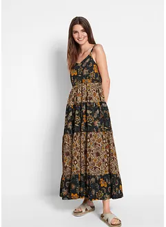 Maxikleid mit Volants, bonprix