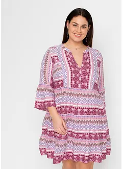 Tunika-Kleid aus fließender Viskose, bonprix
