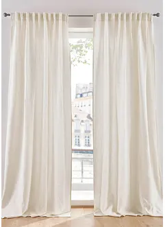 Leinen Baumwoll Vorhang (1er Pack), bonprix