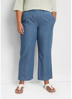 Jean à enfiler léger avec taille confortable, coupe large, bonprix