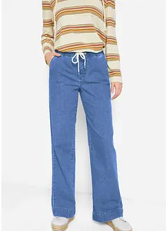Jean large taille mi-haute, extensible, bonprix