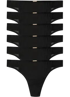 Feel Comfort String Mikrofaser (6er Pack), bonprix