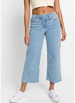 Jean large raccourci avec taille asymétrique, RAINBOW