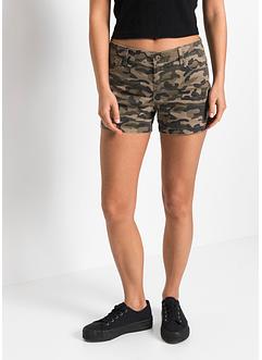 Shorts mit Camouflage-Druck, RAINBOW