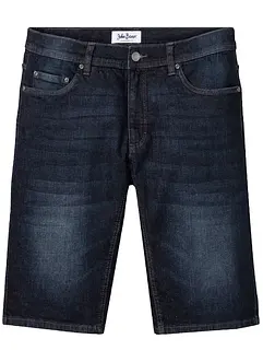 Stretch-Jeans-Bermuda mit verstärktem Schritt, Regular Fit, bonprix