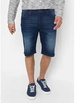 Bermuda en jean extensible avec entrejambe renforcé, Regular, bonprix