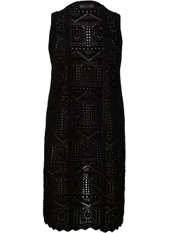 Ajour Longstrickweste, bonprix