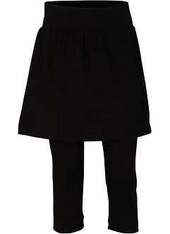 Capri-Leggings mit Rock aus elastischem Baumwoll-Mix, bonprix