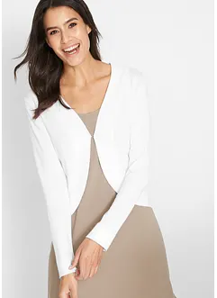 Gilet court en maille avec viscose, bonprix