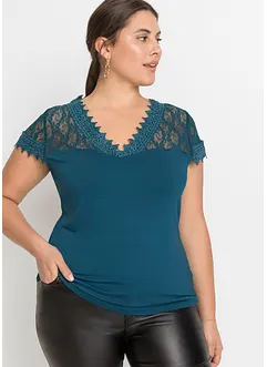 T-shirt à dentelle, bonprix