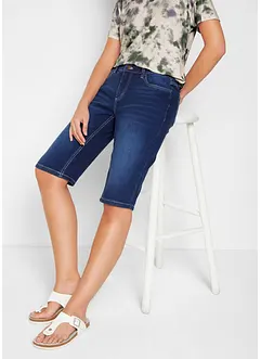 Jeans Bermuda Mid Waist, Stretch, bonprix