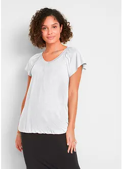 T-shirt en viscose mélangée, manches courtes, bonprix