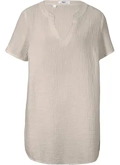 Musselin Long-Tunika aus reiner Baumwolle, bonprix