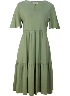 Jerseykleid aus reiner Baumwolle, bonprix