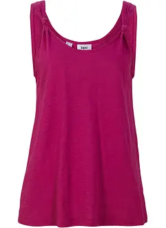 Baumwoll Top mit Knotendetails, bonprix
