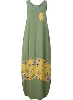 Maxi Baumwoll-Kleid in O-Form, bonprix