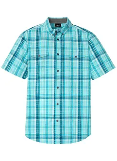 Chemise manches courtes en seersucker, bonprix