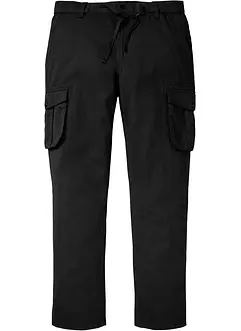 Pantalon droit cargo 100% coton, Regular, bonprix