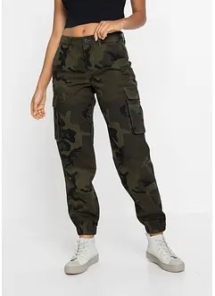 Cargohose mit Camouflage Druck, bonprix