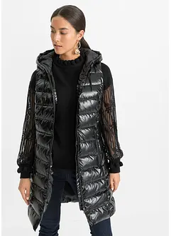 Gilet matelassé sans manches, effet brillant, bonprix