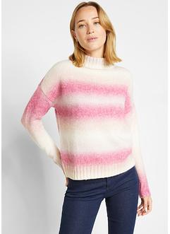 Pull à col montant avec dégradé de couleur, bpc bonprix collection