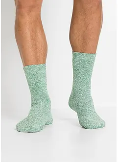 Thermo Frottee Socken mit Bio-Baumwolle (4er Pack), bonprix