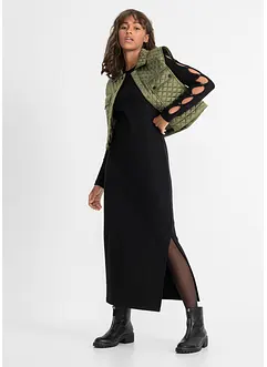 Robe midi avec découpes, bonprix