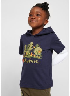 T-shirt et T-shirt manches longues enfant en coton bio (Ens. 2 pces.), bpc bonprix collection