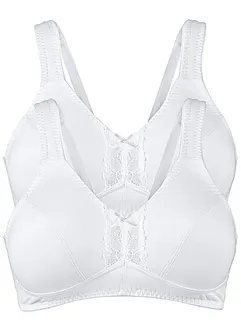 BH ohne Bügel mit Bio-Baumwolle (2er Pack), bonprix