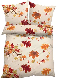 Parure de lit avec feuilles d'automne, bonprix