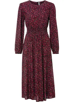 Midikleid mit Blumenprint, bonprix