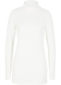 Stretch-Longshirt aus Baumwolle mit Rollkragen, Soft-Touch, bpc bonprix collection