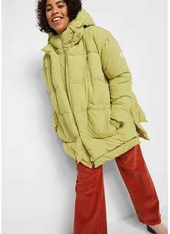 Oversize Winterjacke mit Kapuze aus recyceltem Polyester, bonprix