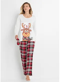 Pyjama mit Schlafmaske, bonprix