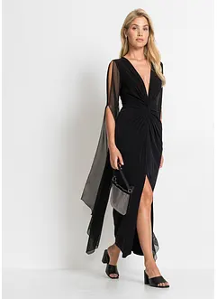 Maxikleid mit langen Mesh-Ärmel, bonprix