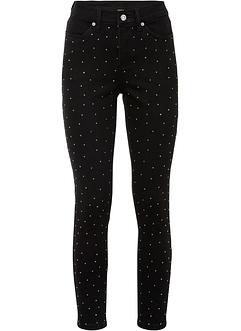 Stretch-Jeans mit Strassapplikation, BODYFLIRT