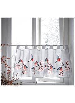 Scheibegardine mit Vogel Druck, bpc living bonprix collection