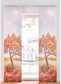 LED Schiebegardine mit Herbstdruck, bpc living bonprix collection