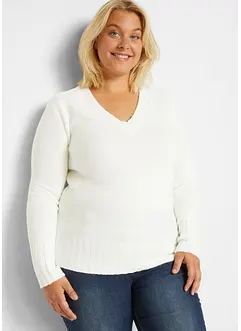 Pullover mit V-Ausschnitt, bonprix