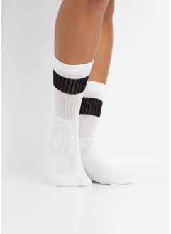 Lot de 5 paires de chaussettes de tennis thermo avec intérieur en éponge avec coton, bpc bonprix collection