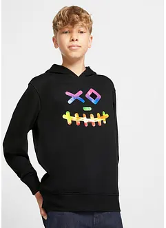 Sweat-shirt à capuche en coton mélangé doux, bonprix