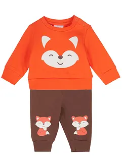 Baby Sweatshirt und Sweathose (2-tlg.Set) aus Bio Baumwolle, bonprix