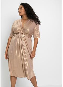 Robe midi avec effet métallique, BODYFLIRT