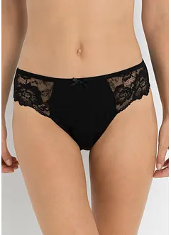 Lot de 4 slips à dentelle, bonprix