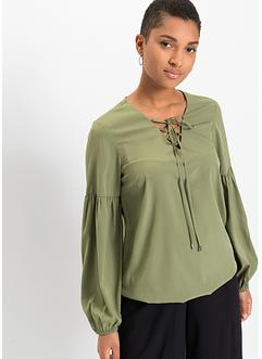 Bluse mit Schnürung, RAINBOW