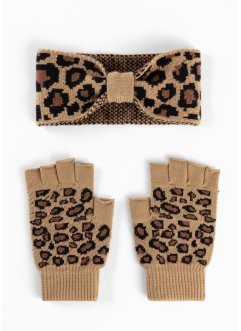 Bandeau cheveux et gants (Ens. 2 pces.), bpc bonprix collection