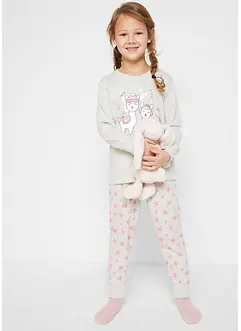 Pyjama (2-tlg. Set) mit Bio-Baumwolle, bonprix